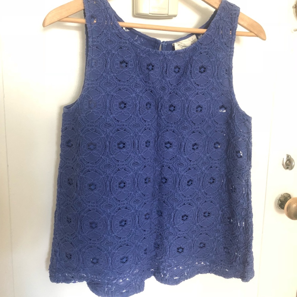 NEW Anthropologie cutout top size S
